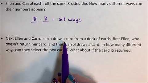 Intro to Probability - Counting Principles