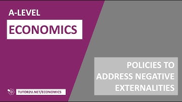 Policies to Reduce Negative Production Externalities | A-Level Economics Exams 2022