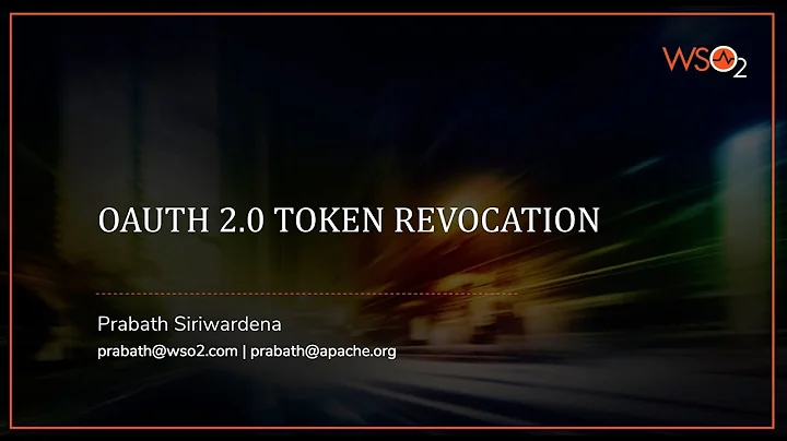 OAuth 2.0 Token Revocation