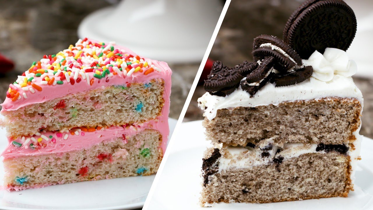 Three Ways To Bake An Ice Cream Cake • Tasty