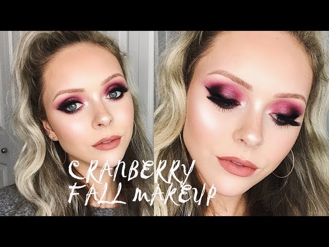 SULTRY CRANBERRY FALL MAKEUP TUTORIAL