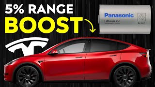 Tesla Model Y 5% RANGE INCREASE? | NEW Panasonic Batteries!