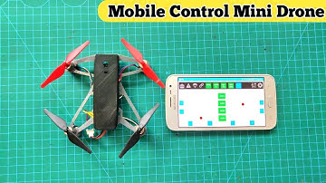 How to Make Mobile Control Mini Drone at Home - ESP8266 WiFi Drone