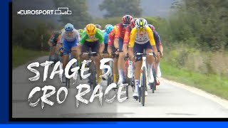 INCREDIBLE FINISH! | Stage 5 Conclusion Of 2023 CRO Race | Highlights | Eurosport