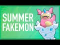 Redesigning Your Summer Themed Fakemon! (Alternate Evolutions)