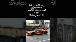 ලැම්බොගිනි මෝටර් රතය ඉතාලි රටේ නිශ්පාදනයක්  #srilanka #facts #shorts  #sinhala #learnsomethingnew