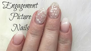 Watch Me Work : Engagement Picture Nails