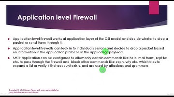 Types of Firewall  |  Firewall v/s IDS v/s IPS  |  Reporting