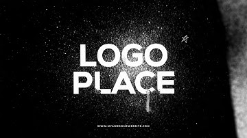 Grunge Logo Scribble Brush