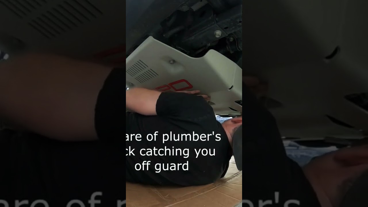 TRD skidplate install on a 2023  3rd Gen Tacoma TRD 4x4   