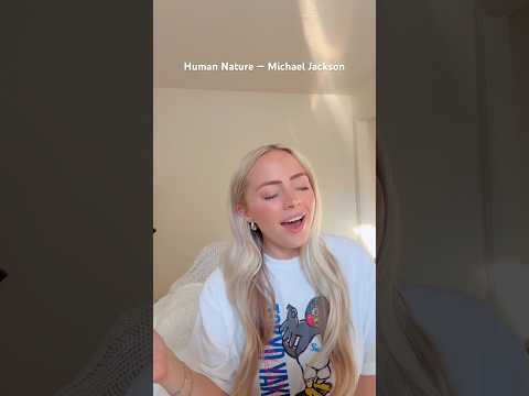 This song’s been stuck in my head today 🎶 #michaeljackson #humannature #singer #fyp #trending