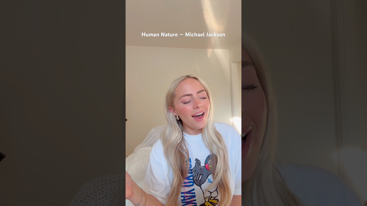 This song’s been stuck in my head today 🎶 #michaeljackson #humannature #singer #fyp #trending