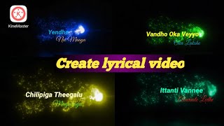 latest lyrical video editing in kinemaster|lyrical video |Top lyrical editing video lyrics #editing screenshot 3