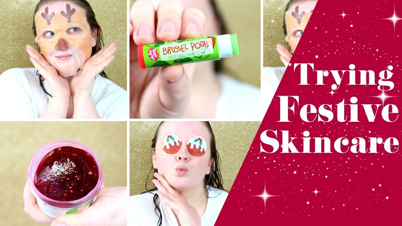 Trying Christmas Skincare! BEAUTY MINUTE YouTube