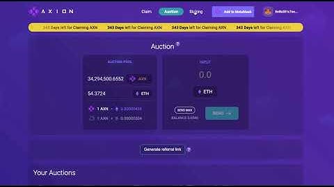 Axion Staking Platform Testnet Day 7 - Part 1 First Matured Stake!
