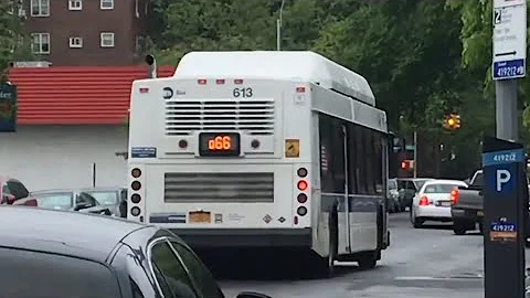 Woodside-51st St Bound 2012 New Flyer C40LF 613 Q66 Bus From 72nd St To Broadway