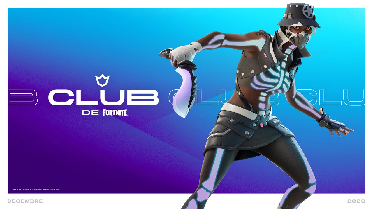 Club de Fortnite Présentation du Skin Jalonneuse Osseuse (+ Styles