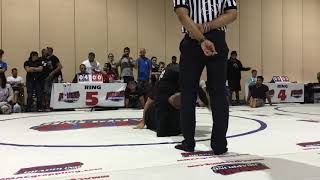 Tony Way Jiu Jitsu fight vs heavyweight 2016