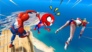 HOMEM ARANHA TROLOU NAMORADAS MISTERIOSAS DO PREDIO no GTA 5