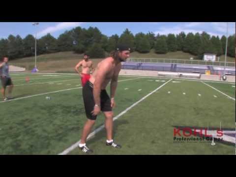 www.KohlsKicking.com NFL Punters Thomas Morstead (NO Saints), Tim Masthay (GB Packers) and TJ Conley ( a then NY Jet) get in a friendly competition after training hard over the past week waiting for the lockout to end. Follow Thomas Morstead on Twitter @thomasmorstead and @KohlsKicking and LIKE us on Facebook. More information on Kohl's Kicking camps schedule found here kohlskicking.com