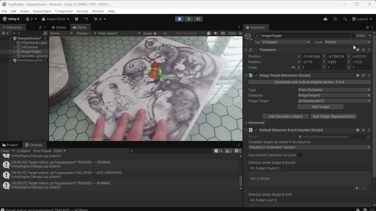 Augmented Reality Image Targets
