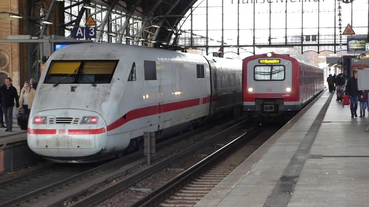 Die Legende - ICE 1, noch mit 12 Mittelwagen in Berlin und Hamburg