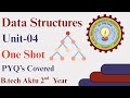 DATA STRUCTURES 🔥🔥| UNIT-04 | ONE SHOT REVISION WITH PYQ'S | SCORE 55+ MARKS | B.TECH AKTU 2ND YEAR