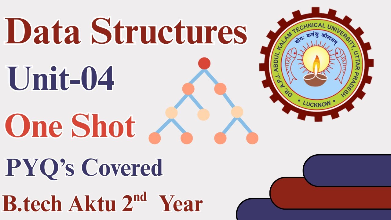 DATA STRUCTURES 🔥🔥| UNIT-04 | ONE SHOT REVISION WITH PYQ'S | SCORE 55+ MARKS | B.TECH AKTU 2ND YEAR