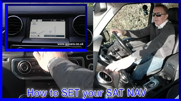 How to set the Sat Nav in a 2011 Land Rover Discovery | Easy To Follow Instructions