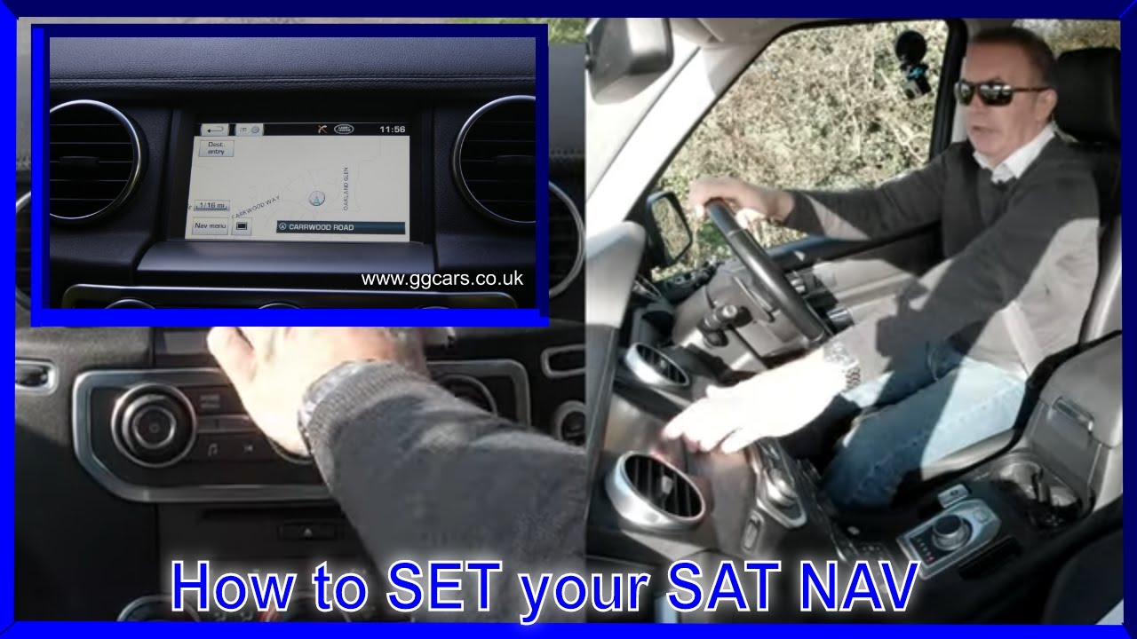 How to set the Sat Nav in a 2011 Land Rover Discovery Easy To Follow Instructions YouTube