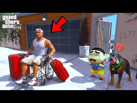 Franklin Left Shinchan and Chop House In Gta 5! (Very Emotional Video)