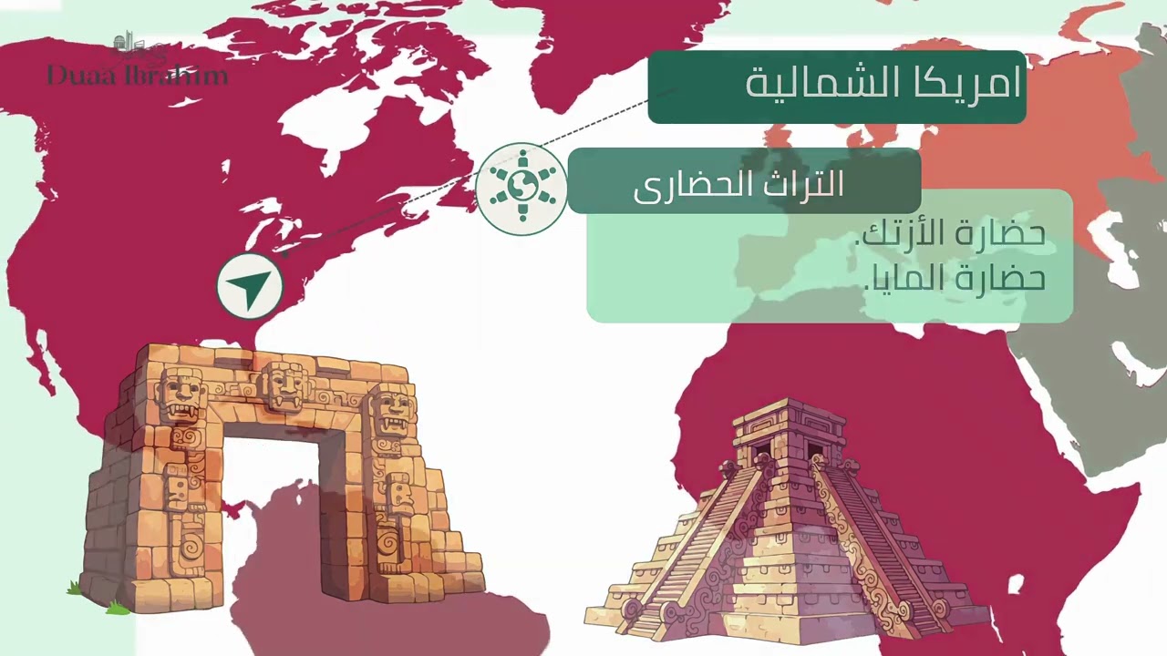 رحلة حول القارات الصف الخامس الابتدائي