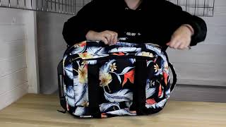 Roxy Wheelie 2 Wheeled Luggage in Anthracite Tropical Love