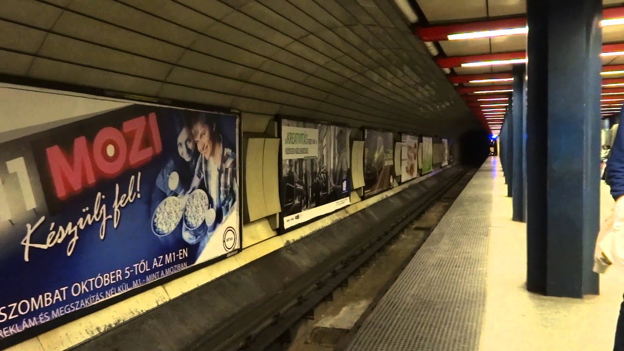 Ride in the subway - Budapest, Hungary