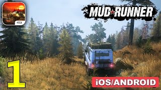 MudRunner Mobile Gameplay Walkthrough Android - Part 1.Spintires: MudRunner the best simulator game screenshot 4