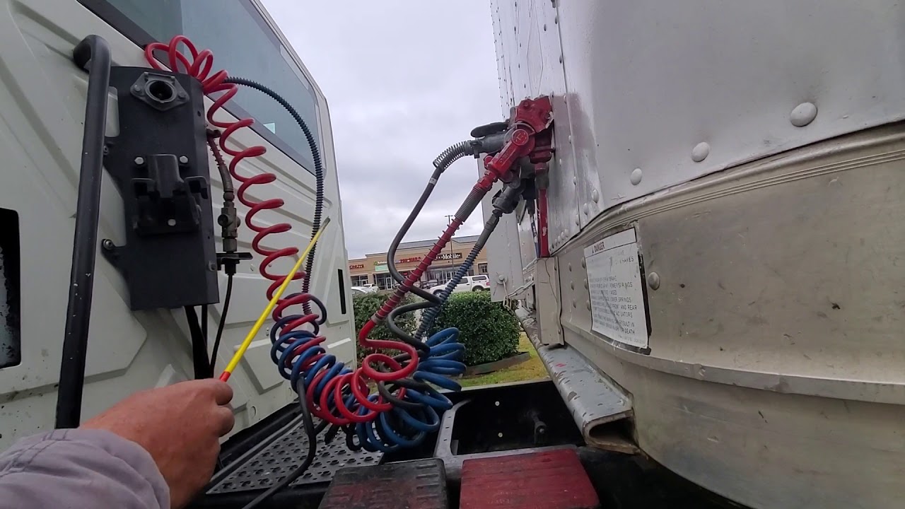 CDL pre trip inspection part D coupling YouTube