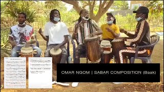 SABAR TRANSCRIPTION | A BAAK Composition from Omar Ngom - Senegal