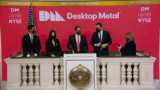 Desktop Metal Inc. (NYSE: DM) Rings The Opening Bell®