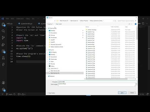 (99) Python Clear Terminal Tutorial | Clear Screen in Python | 150 Python Questions