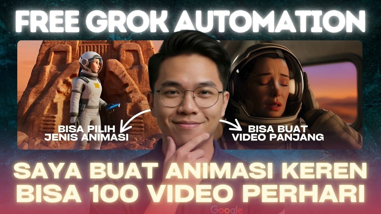 GILA! Cara Buat 100 Video Sehari Pakai GROK AI Cuma 1 Klik (Gratis & Otomatis!)