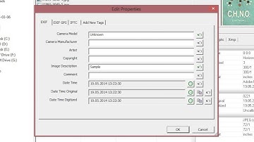 EXIF data batch change