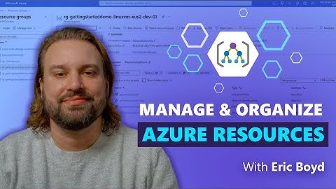 Manage & organize Azure resources