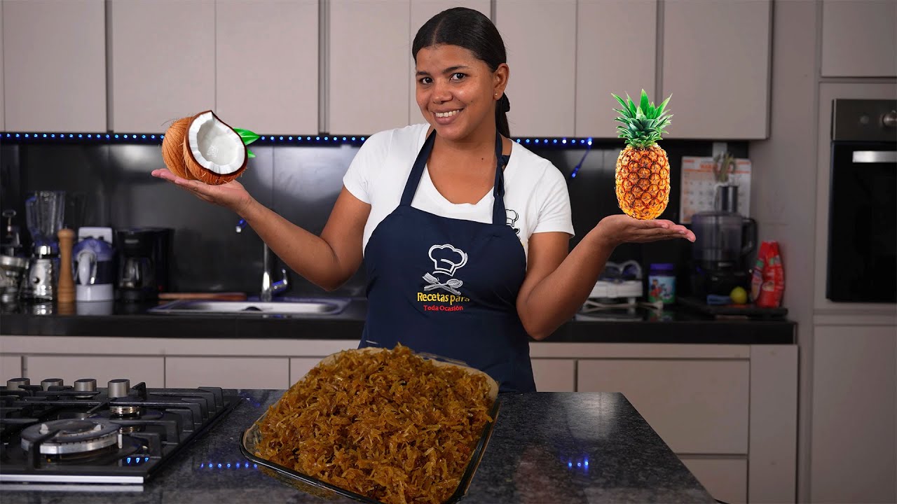 Dulce de piña y coco una receta espectacular