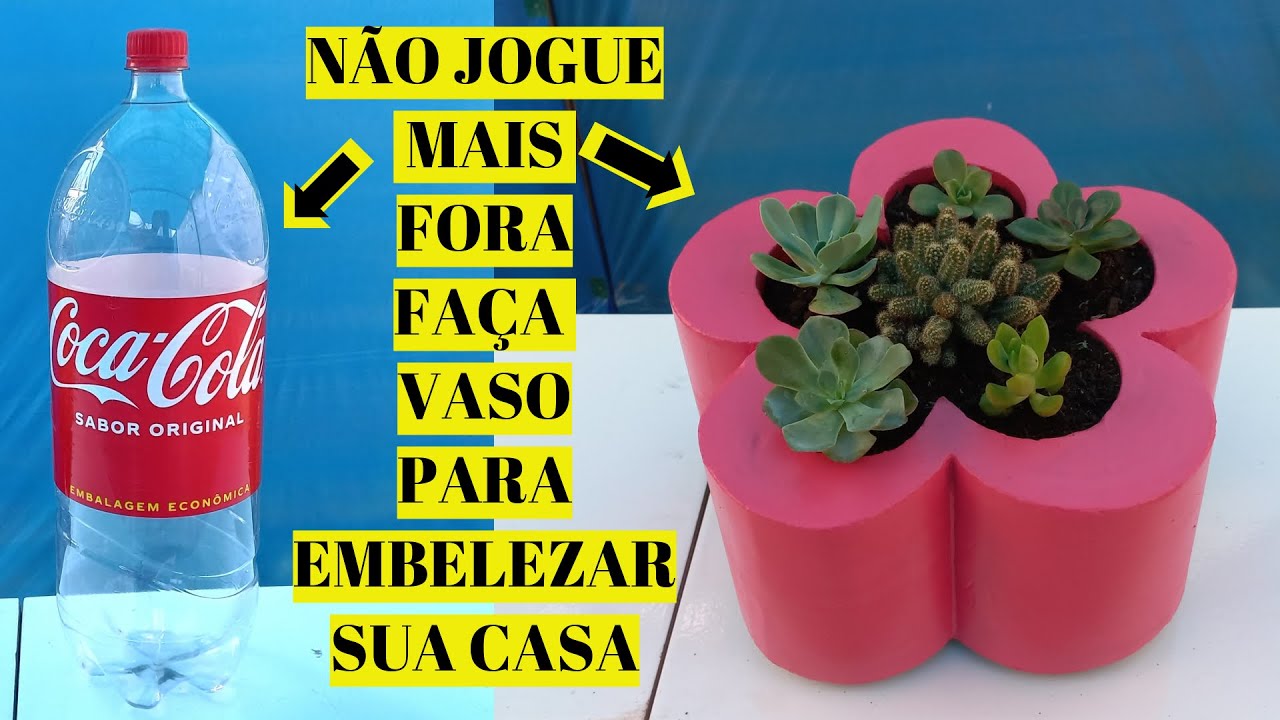 ЦЕМЕНТНАЯ ВАЗА, ИЗГОТОВЛЕННАЯ ИЗ ПЭТ-БУТЫЛОК, ПЕРЕРАБАТЫВАЕМЫХ МАТЕРИАЛОВ