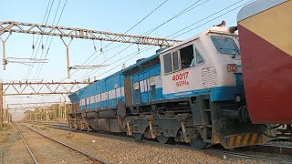 BMTC Livery KJM WDP-4B with 06282 Ajmer - Mysuru Summer Special Departing From Lonavala