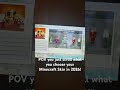 POV you scroll what you choose Minecraft skin in 2026! #nostalgia #minecraft #memories