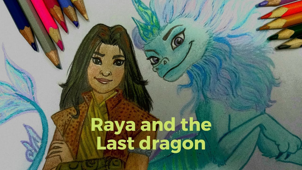 DISNEY | RAYA And The Last Dragon | speed drawing - YouTube