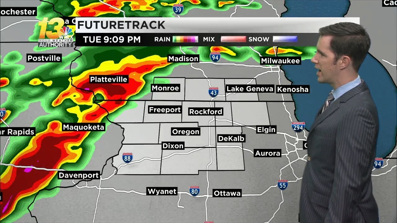 Round of showers and storms on the way - YouTube