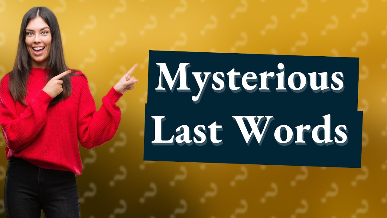 What was Alexander the Great last words? YouTube