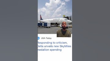 Delta makes changes to their loyalty program based on the backlash.  #delta #skymiles #pointsguy